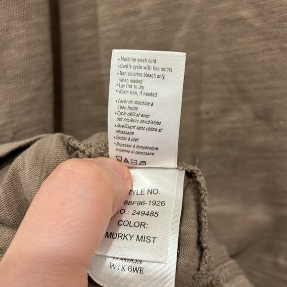 PAIGE Kenneth Crew Murky Mist Mens Size XL - Picture 6 of 8